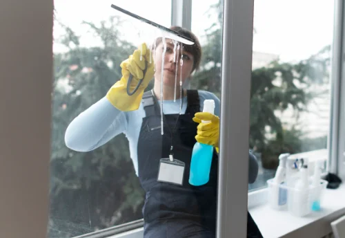Nettoyage de vitres intérieures et extérieures à Villedômer